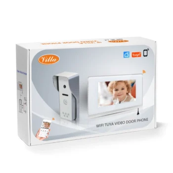 IP Villa Kit (Monitor Interior SKY-IP-M75T-TUYA-2W și Sonerie Video Inteligentă SKY-IP-P4-2W)